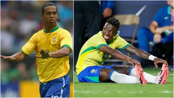 Ronaldinho, Vinicius Junior, Brazil, Canarinha, vow, watch, Copa America 2024, United States of America.