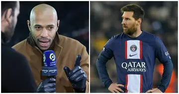 Thierry Henry, Lionel Messi, boo, whistle, Paris Saint-Germain, Ligue 1, Lyon, react