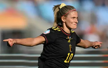Justine Vanhaevermaet scored Belgium's equaliser in a 1-1 draw with Iceland