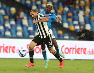 Victor Osimhen, Napoli, Super Eagles, Georgio Chiellini, Juventus, Serie A