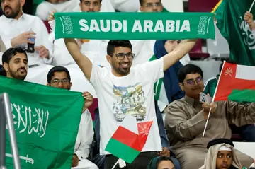 Saudi fans roared their team to victory over Oman