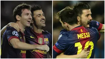 David Villa, Lionel Messi, blessing, Barcelona