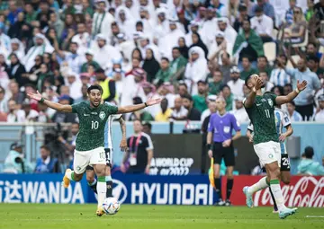 Saudi Arabia, fans, Argentina, door, 2022 World Cup