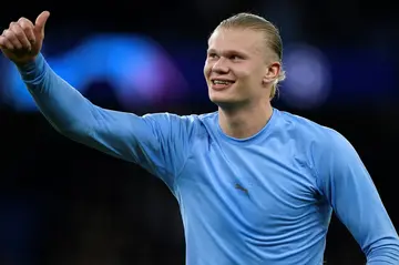 Manchester City forward Erling Haaland has scored 45 goals for the club this season