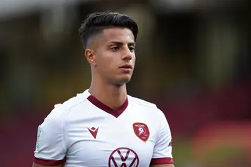 Hachim Mastour of SC Reggina during the Serie B match between US Salernitana 1919 and Reggina at Stadio Arechi, Roma, Italy on 26 September 2020