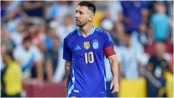 Lionel Messi has taken to Instagram to show off his insane biceps ahead of the 2024 Copa America. Photo by Robin Alam.