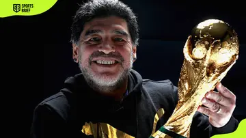 Diego Maradona in January 2017