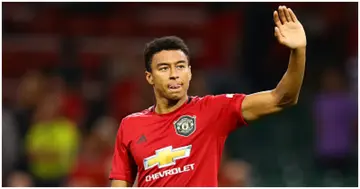 Jesse Lingard waves to the crowd after the 2019 International Champions Cup match between Manchester United and AC Milan. Photo by Chris Brunskill.