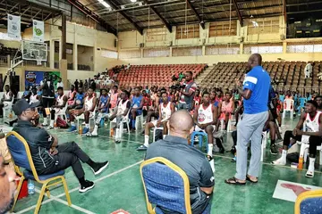 Yemi Alade, Peter Okoye, Reekado Banks tease Kano fans in Noah Dallaji Legacy Basketball Tournament