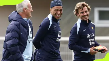 France squad during training