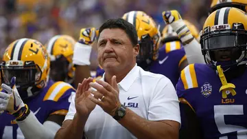 What is coach Orgeron from LSU doing now?