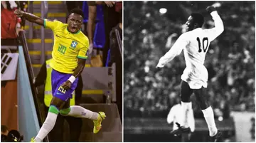 Pele, Vinicius, Brazil, tribute, touching