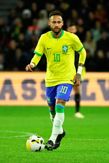 Neymar set up two of Brazil's goals as they strolled to victory against Ghana