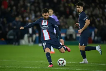 Lionel Messi scored PSG's winner against Toulouse in Ligue 1 on Saturday