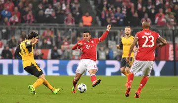 Bayern thrashed Arsenal 10-2 in the Champions League in 2017.