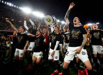 Valencia celebrate the Copa Del Rey