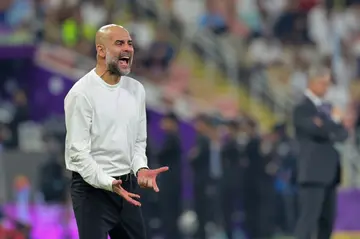 Mancherster City manager Pep Guardiola could become the first coach to win the Club World Cup with three different teams