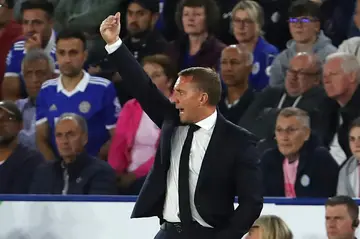 Under pressure - Leicester manager Brendan Rodgers' team are bottom of the Premier League