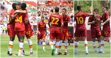AS Roma, Nicolo Zaniolo, Felix Afena-Gyan, Jose Mourinho, preseason, friendly, Portugal, tour