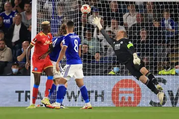 Nigerian Star Osimhen Scores Brace, Ndidi Sees Red Card As Leicester and Napoli Share Spoils in Europa Opener