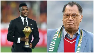 Samuel Eto'o, Danny Jordaan, SAFA, Cameron, AFCON 2023, Bafana Bafana, South Africa.