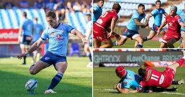 The Bulls in action against The Scarlets.