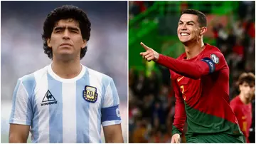 Cristiano Ronaldo, Diego Maradona, Argentina, Real Madrid, Johann Cruyff