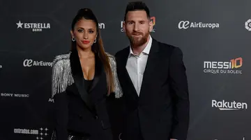 How long are Messi and his wife together?