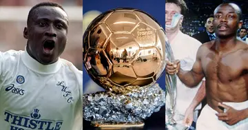 Ballon d'Or: Yeboah and 3 Other Black Stars Players to Come Closest to Winning