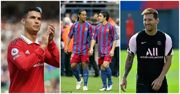 Deco, Ronaldinho, Lionel Messi, Cristiano Ronaldo