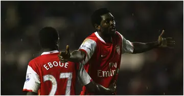 Adebayor, Arsenal, 2008