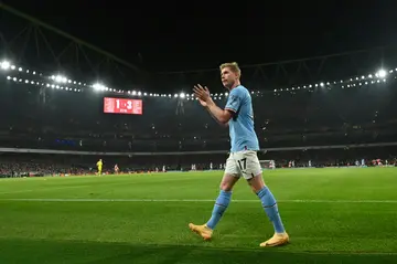 Manchester City midfielder Kevin De Bruyne will miss his side's away match against RB Leipzig on Wednesday, the club confirmed via Twitter on Tuesday