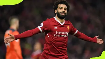 Liverpool midfielder Mo Salah in their match against Southampton in 2017
