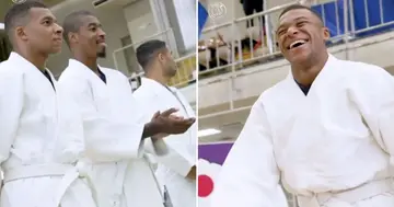 Kylian Mbappe, Hilarious, Reaction, Judo, Fans, Stitches, Sport, World, Soccer, Ligue 1, Teddy Riner, Japan, Kodokan