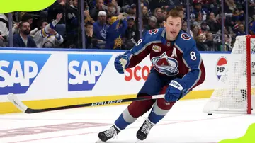 Cale Makar at the 2024 NHL All-Star Skills Competition