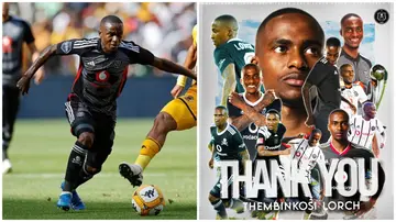  Thembinkosi Lorch has joined Mamelodi Sundowns. Photos: Phil Makagoe and Orlando Pirates. 