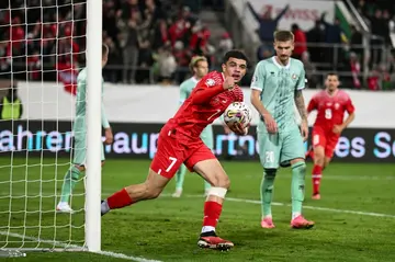 Burnley striker Zeki Amdouni notched the equaliser for Switzerland in the 90th minute