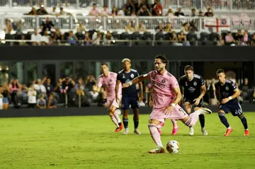 Leonardo Campana equalized from the penalty spot as Inter Miami went on to beat Sporting Kansas City 3-2 in Major League Soccer on Saturday