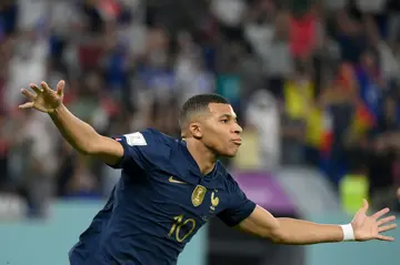 Kylian Mbappe has now scored 31 goals for France, the same number as Zinedine Zidane