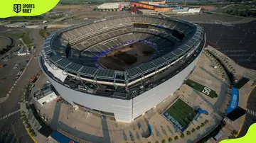 Metlife Stadium's aerial view