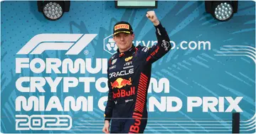 Formula 1, Max Verstappen, F1, Red Bull, Miami Grand Prix, Miami GP, Podium, Race winner