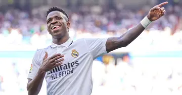 Vinicius Junior scored a goal against Almeria which was deemed a handball before it was eventually given.