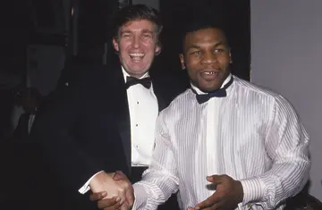 Boxing legend Mike Tyson and Trump