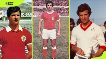 Photos of Manuel Gomes Batista during different football matches.