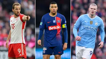 Harry Kane, Kylian Mbappe, Erling Haaland, Lautaro Martinez, Jude Bellingham, Real Madrid, Bayern Munich, PSG, Manchester City, Inter 