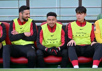 Jesse Lingard on the bench for FC Seoul