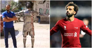 Mohamed Salah, Egypt, Liverpool, sculpture, artist, cairo