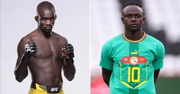 UFC fighter Themba Gorimbo and Senegal star Sadio Mane.