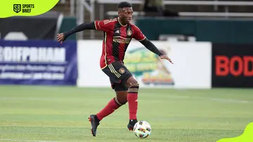 Atlanta United FC midfielder Derrick Etienne during