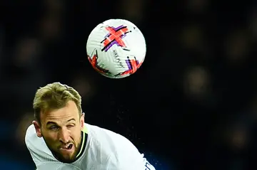 Tottenham Hotspur's English striker Harry Kane